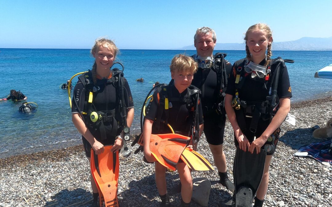 Scuba Diving as a Family on Holiday in Cyprus