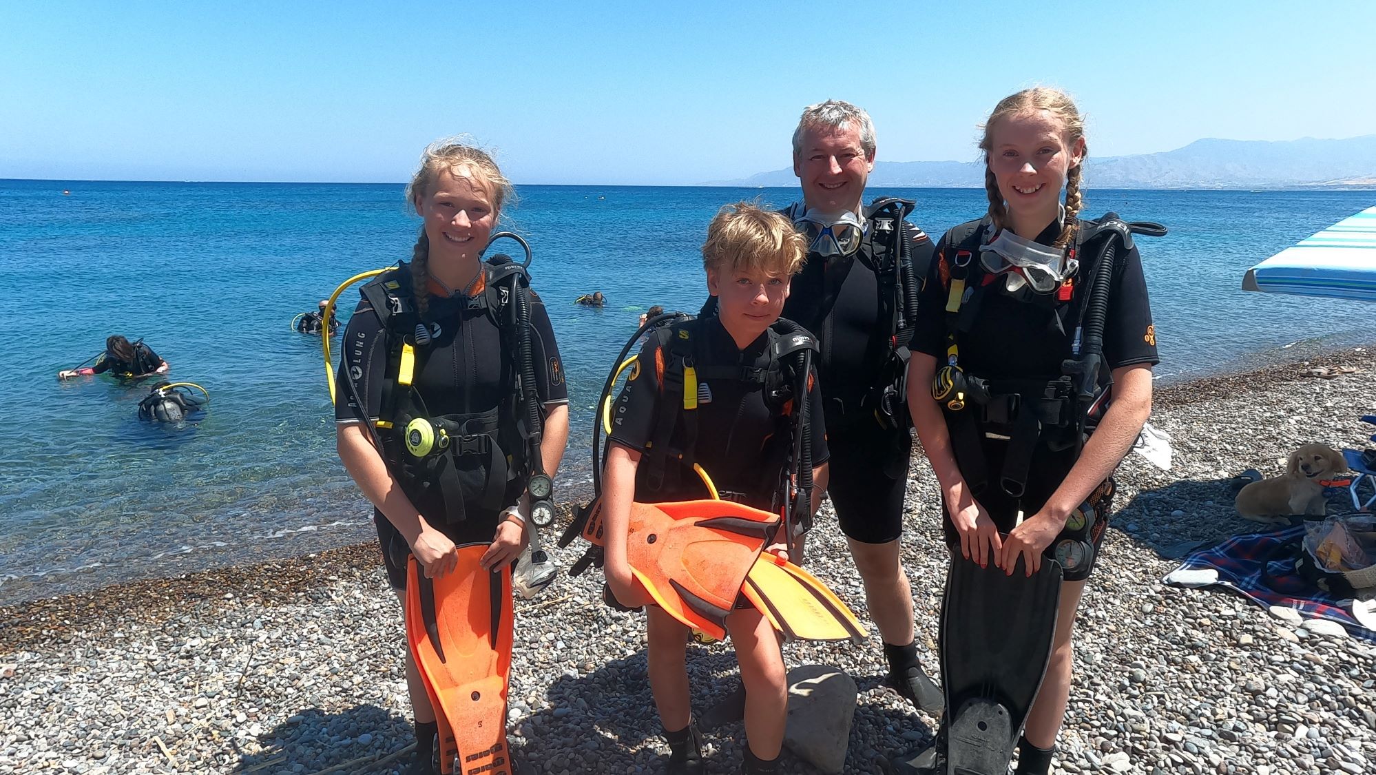 Scuba Diving as a Family on Holiday in Cyprus