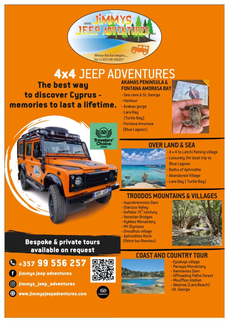 Jimmy's Jeep Adventures advert